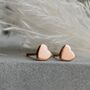 Rose Gold Heart Earrings, Daughters Like You, thumbnail 2 of 4