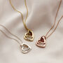 Personalised Mummy And Baby Heart Necklace, thumbnail 1 of 12