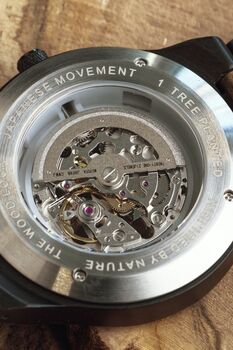 Detroit Automatic Movement Wooden Watch For Men, 10 of 11