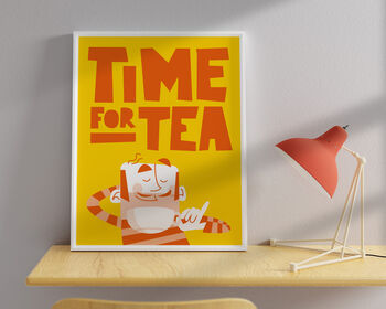 Time For Tea Kitchen Print, 6 of 8