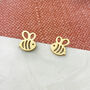 Bee Stud Earrings, thumbnail 4 of 6