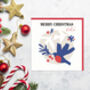 Personalised Matisse Inspired Christmas Card Bird, thumbnail 1 of 2