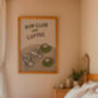 Run Club And Coffee Print, thumbnail 4 of 9