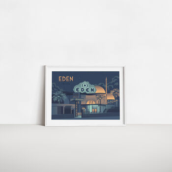 Eden Nightclub Ibiza Travel Poster Art Print, 4 of 8