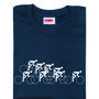 Peloton Navy Organic Cycling T Shirt, thumbnail 2 of 7