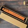 Engraved Personalised Leather Bookmark Gift, thumbnail 3 of 9