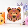 Mandala Bear Cross Stitch Kit, thumbnail 1 of 8