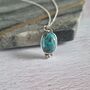 Handmade Turquoise And Silver Necklace, thumbnail 1 of 5