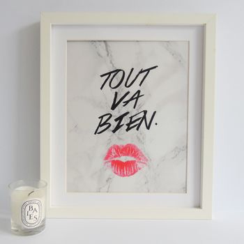 Marble Kiss French Print, 2 of 6