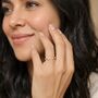 Diamond Open Band Ring, thumbnail 3 of 8