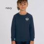 Childrens Organic Cotton Badger Sweatshirt, thumbnail 3 of 12