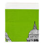 London Tea Towel 'Millennium Bridge' Green, thumbnail 2 of 3