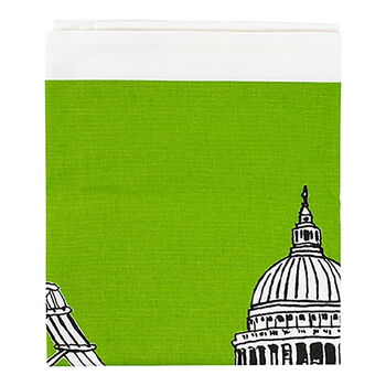 London Tea Towel 'Millennium Bridge' Green, 2 of 3