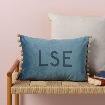 University/College Town Personalised Velvet Cushion, 4 of 9