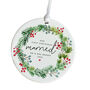 Personalised First Christmas Ornament For Newlywed Couple, thumbnail 2 of 7
