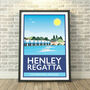 Henley On Thames Regatta, Oxfordshire Print, thumbnail 1 of 6