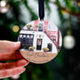 Our First Home Family Wooden Christmas Ornament, thumbnail 6 of 7