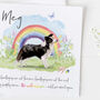 Personalised Dog Memorial Card 76 Breeds Available, thumbnail 6 of 7
