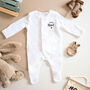 Create Your Own: Personalised Babygrow With Custom Text, thumbnail 3 of 12