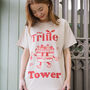 The Trifle Tower Women's Christmas T Shirt, thumbnail 1 of 4