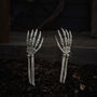 Skeleton Hand Halloween Stake Lights, thumbnail 2 of 2