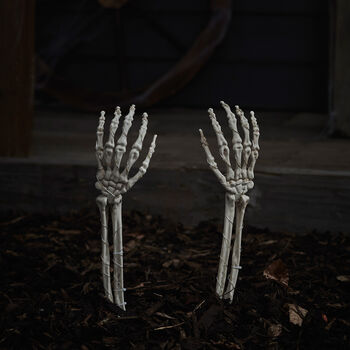 Skeleton Hand Halloween Stake Lights, 2 of 2