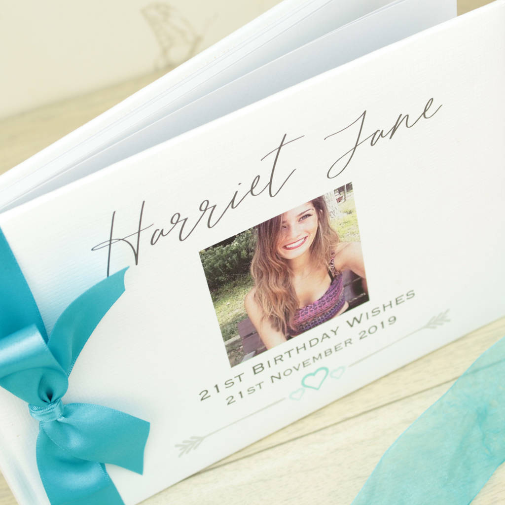 Personalised Photo Birthday Guest Book By Love Lumi Ltd
