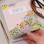 Personalised Pink Floral Notebook, Lined Or Unlined Paper, thumbnail 2 of 5