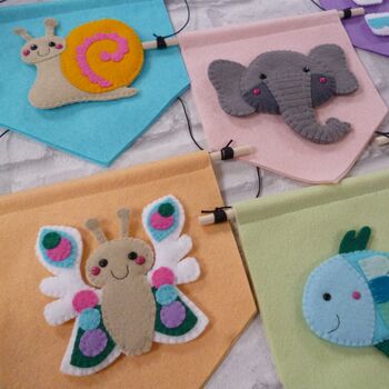Cute Handmade Banner With Character, 2 of 11