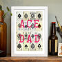 Ace Of Spades Vintage Playing Cards Print, thumbnail 6 of 6