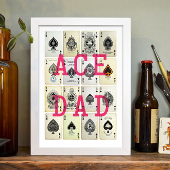 Ace Of Spades Vintage Playing Cards Print, 6 of 6