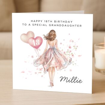 18th Birthday Card Custom For Granddaughter, 4 of 7