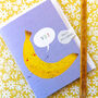 Mini Banana Greetings Card, thumbnail 3 of 4