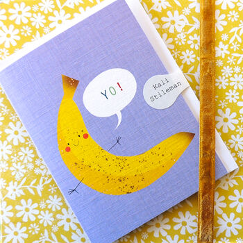 Mini Banana Greetings Card, 3 of 4