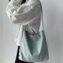 Black Waterproof Nylon Long Strap Shoulder Bag, thumbnail 6 of 9