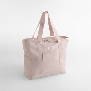 Personalised Monogram Gym Tote Bag, Weekend Holdall, 4 of 5