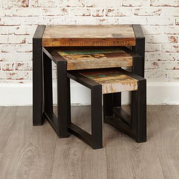 Shoreditch Nest Of Three Side Tables, 3 of 3