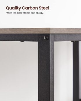 Office Table Computer Desk Workstation With Shelves, 5 of 9