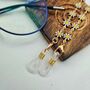 Floral White Face Mask And Glasses Holder Chain, thumbnail 4 of 7