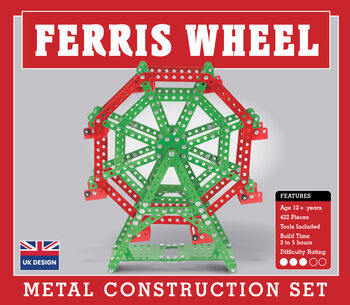 Make Your Own Ferris Wheel Metal Construction Set, 4 of 8