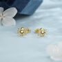Sterling Silver Super Cute Jumping Spider Stud Earrings, thumbnail 3 of 12