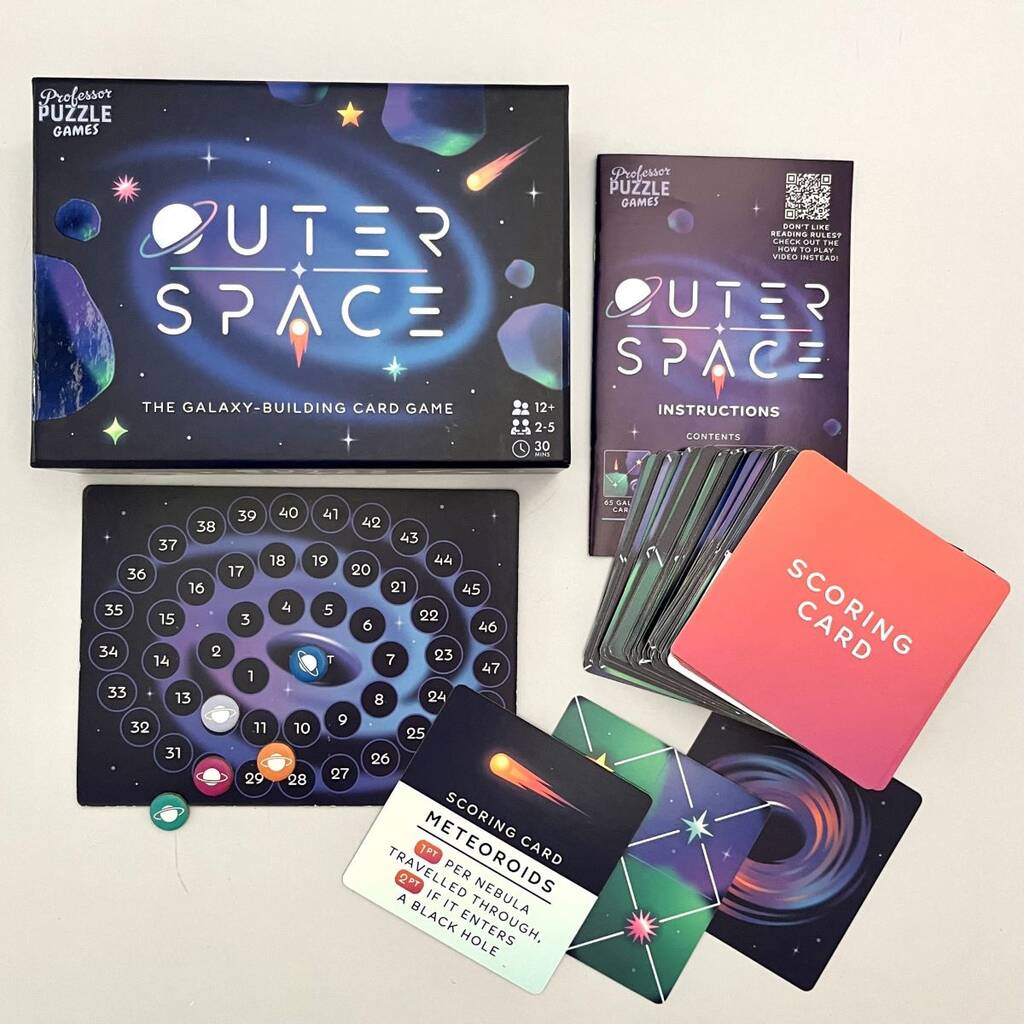 Outer Space Card Game By Nest Gifts