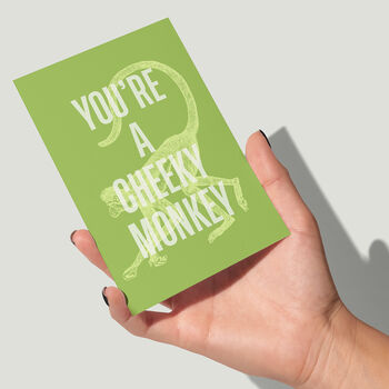 You're A Cheeky Monkey | Friendship And Birthday, 2 of 4