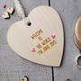 Personalised New Baby Girl Heart, thumbnail 4 of 6
