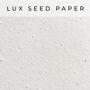 Eucalyptus Seed Paper Wedding Invitations, thumbnail 3 of 3