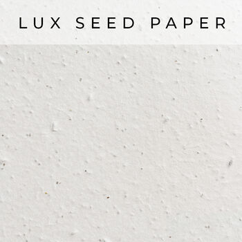 Eucalyptus Seed Paper Wedding Invitations, 3 of 3