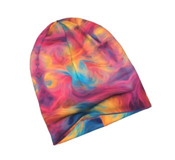 Soft Chemo Headwear Beanie Hat Bandana Bright Mystic Colours, 2 of 5