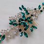 Emerald Hair Comb, thumbnail 4 of 6