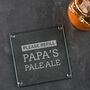 Personalised Daddy Engraved Glass Coaster, thumbnail 5 of 7