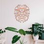 Geomtric Lion Wooden Wall Art Decor, Gift For Home Spaces, thumbnail 7 of 11